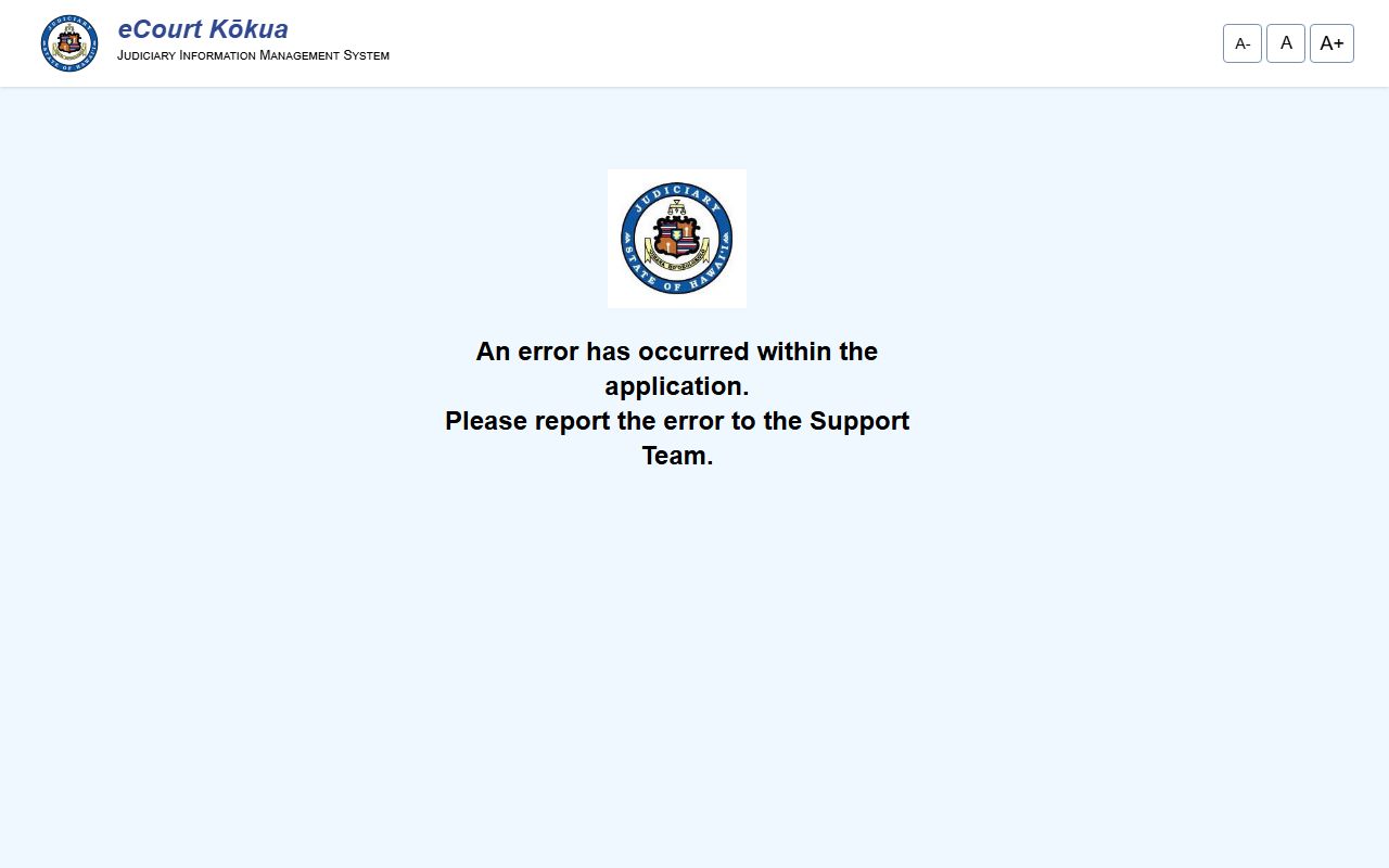 Maui County eCourt Kokua case lookup for court records after arrest
